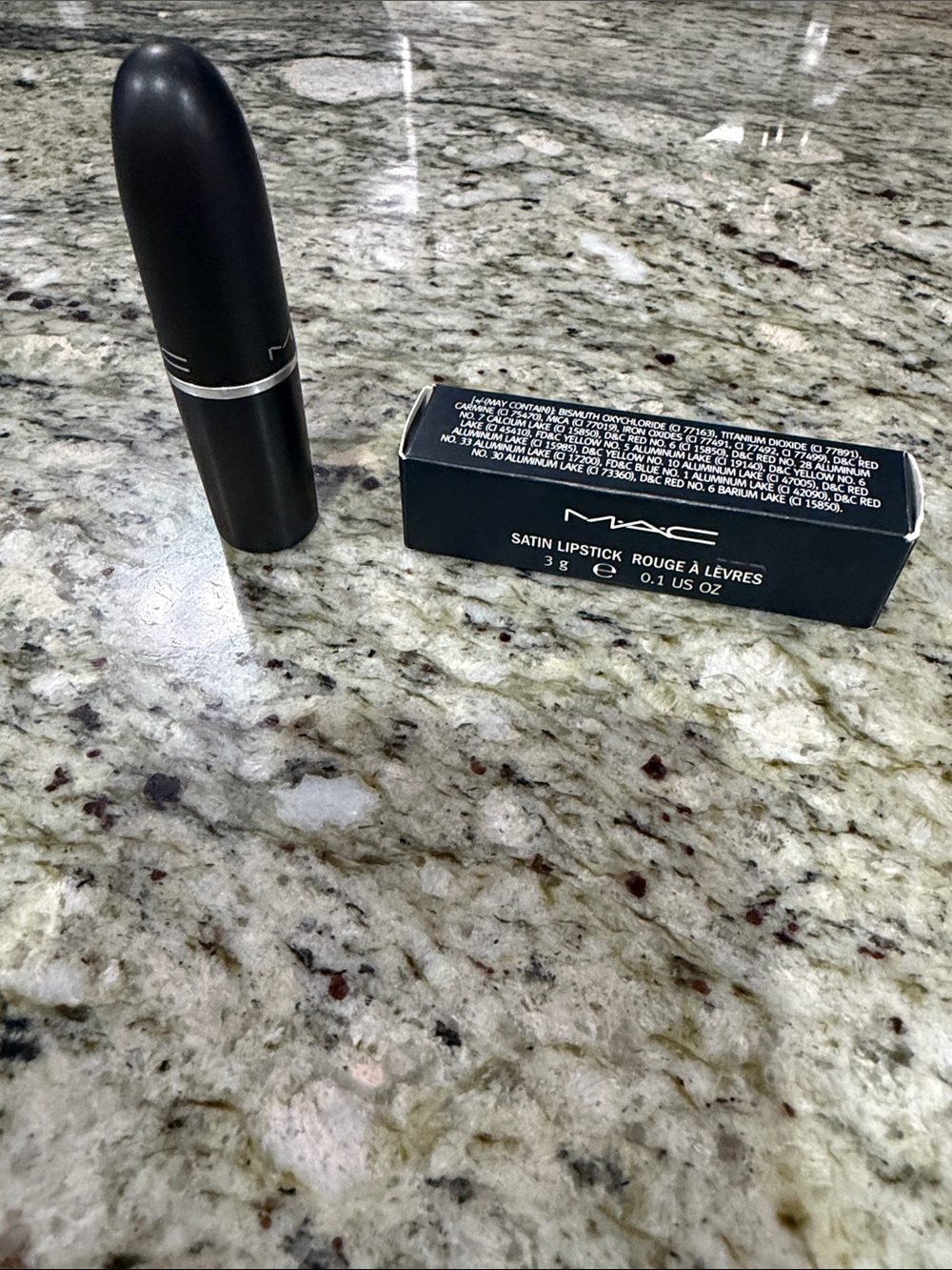 MAC Cosmetics Satin Lipstick - Black Tube shade Twig